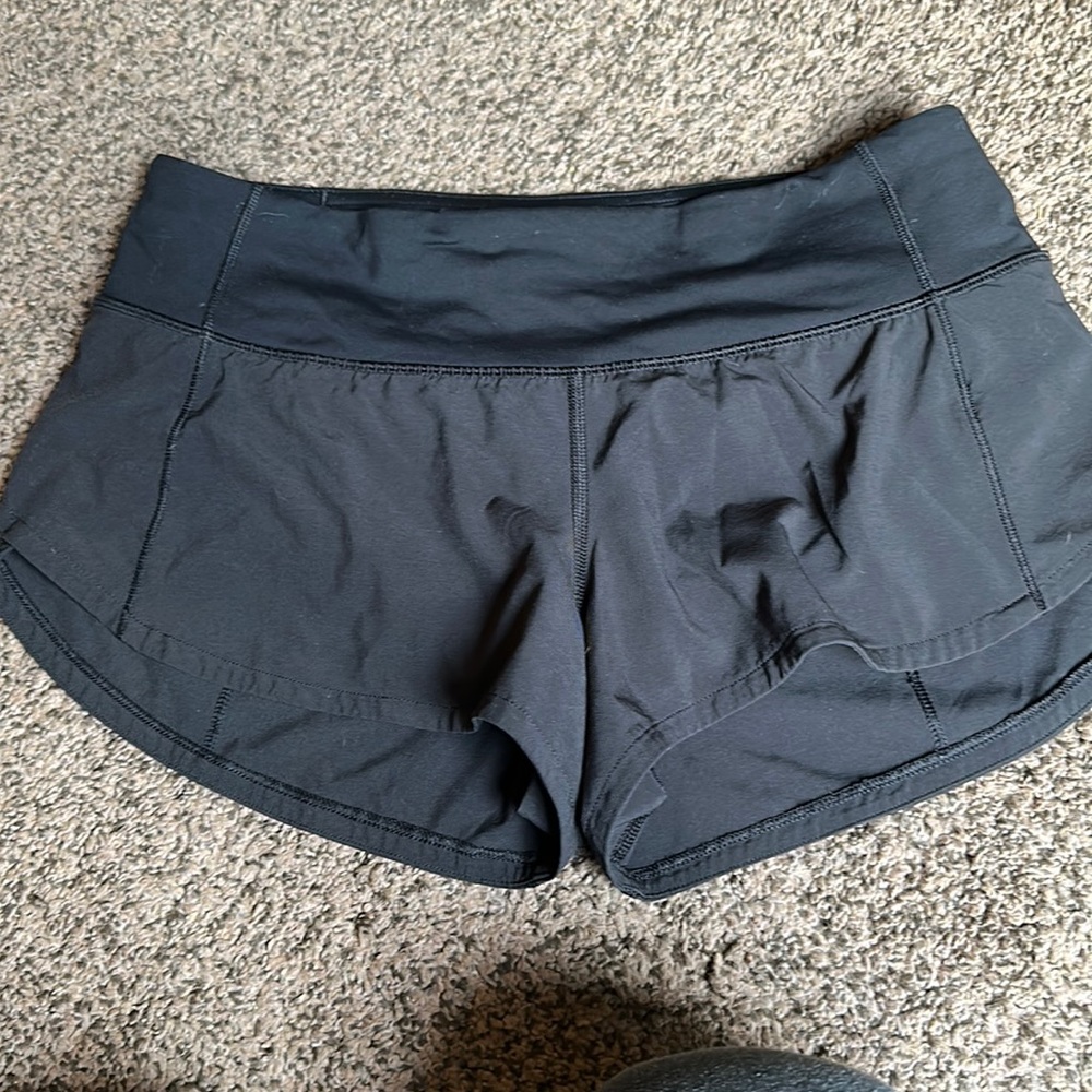Lululemon black shorts -size 2
